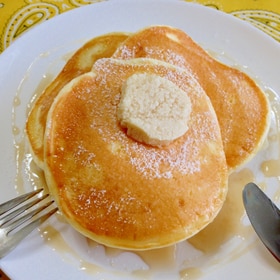 水切りヨーグルト☆ビルズ風パンケーキ